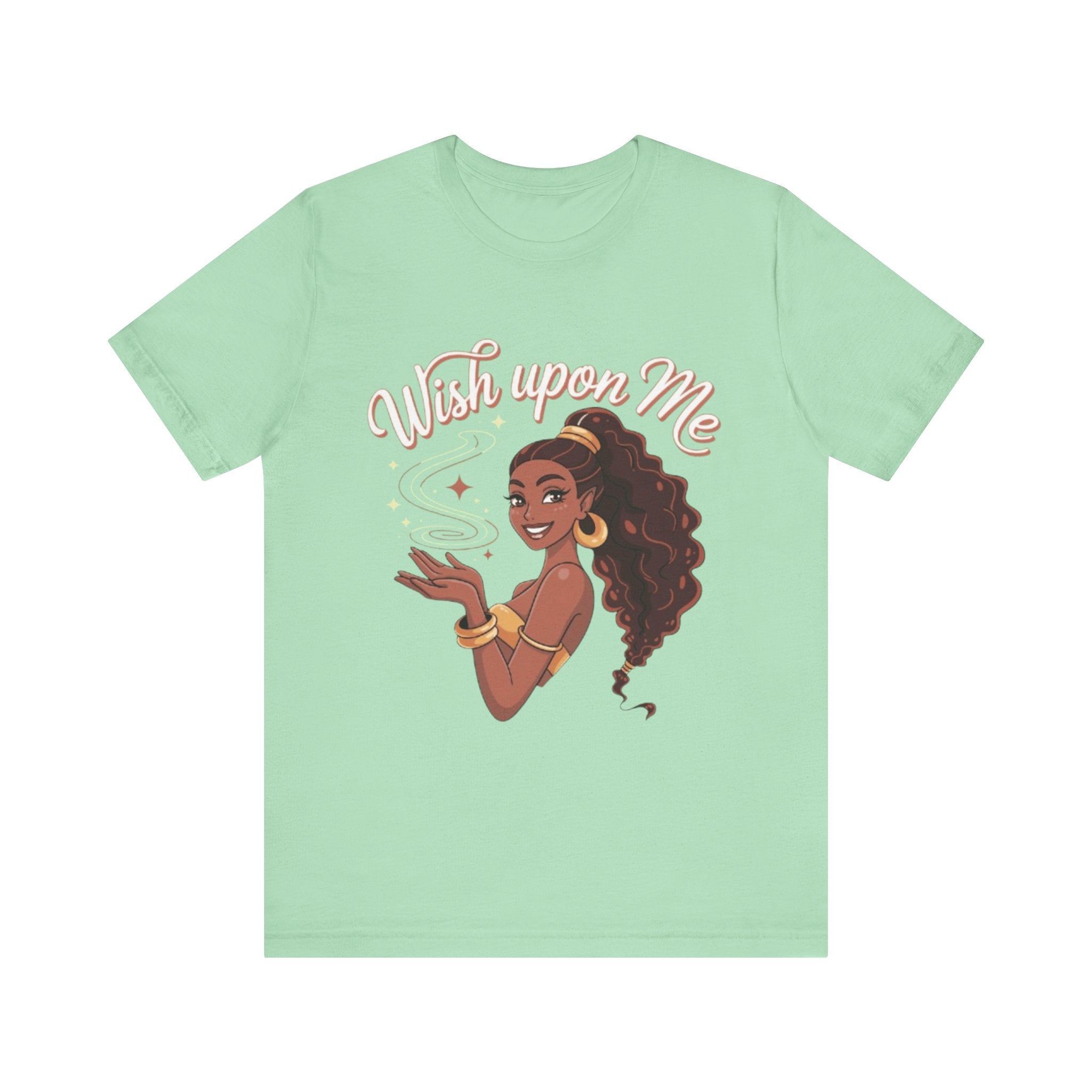 Wish Upon Me Tee, Inspirational T-Shirt, Cute Graphic Tee, Unisex Short Sleeve Shirt, Gift for Dreamers, Casual Wear