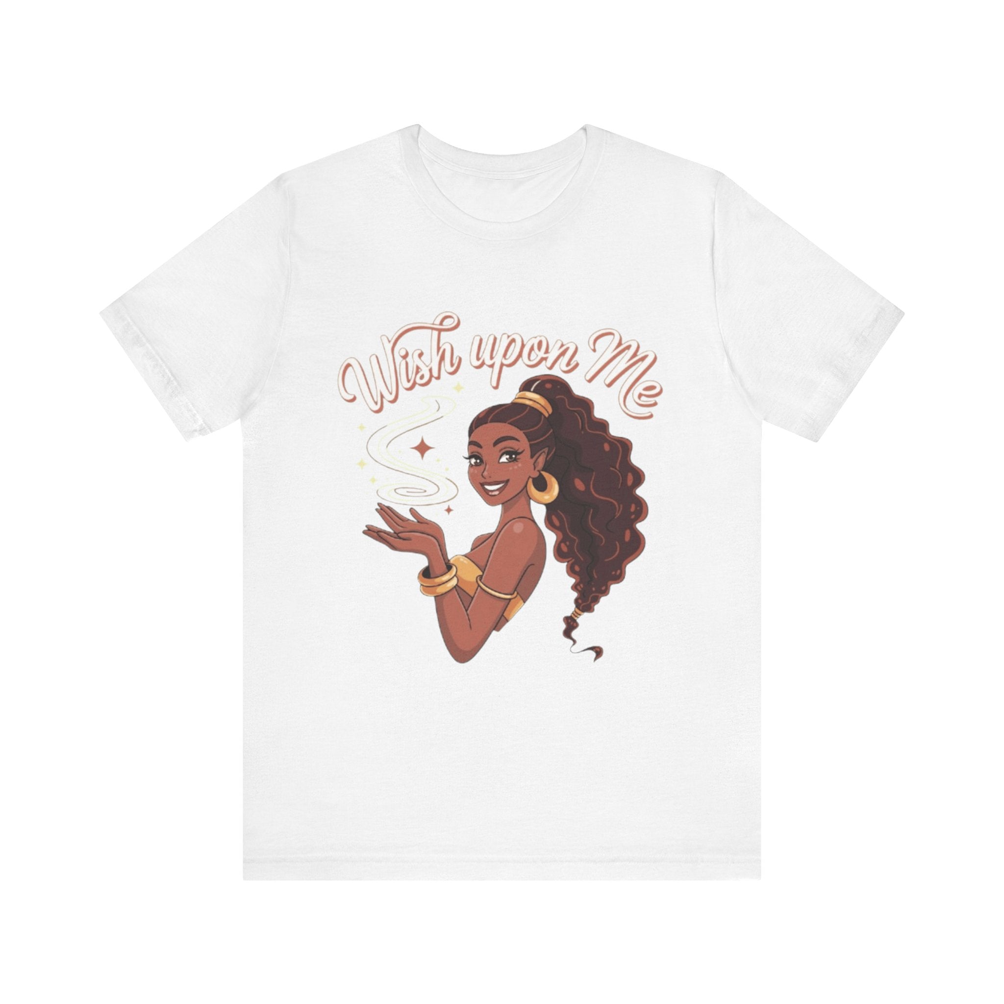 Wish Upon Me Tee, Inspirational T-Shirt, Cute Graphic Tee, Unisex Short Sleeve Shirt, Gift for Dreamers, Casual Wear