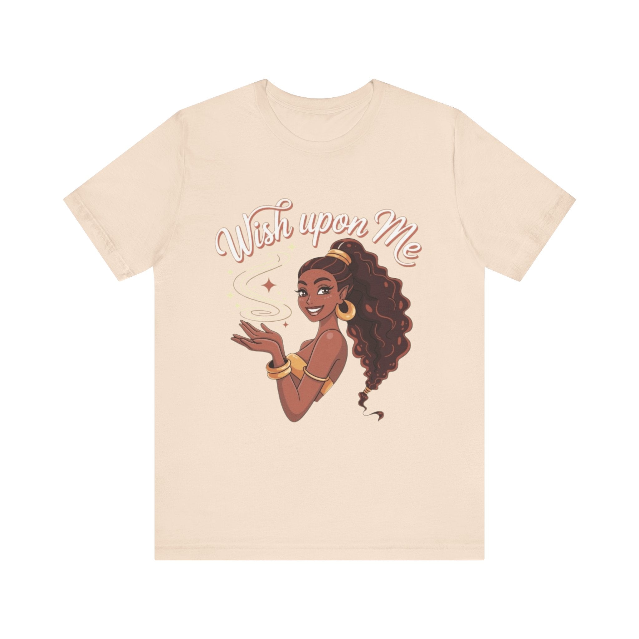 Wish Upon Me Tee, Inspirational T-Shirt, Cute Graphic Tee, Unisex Short Sleeve Shirt, Gift for Dreamers, Casual Wear