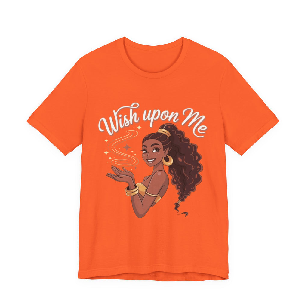 Wish Upon Me Tee, Inspirational T-Shirt, Cute Graphic Tee, Unisex Short Sleeve Shirt, Gift for Dreamers, Casual Wear