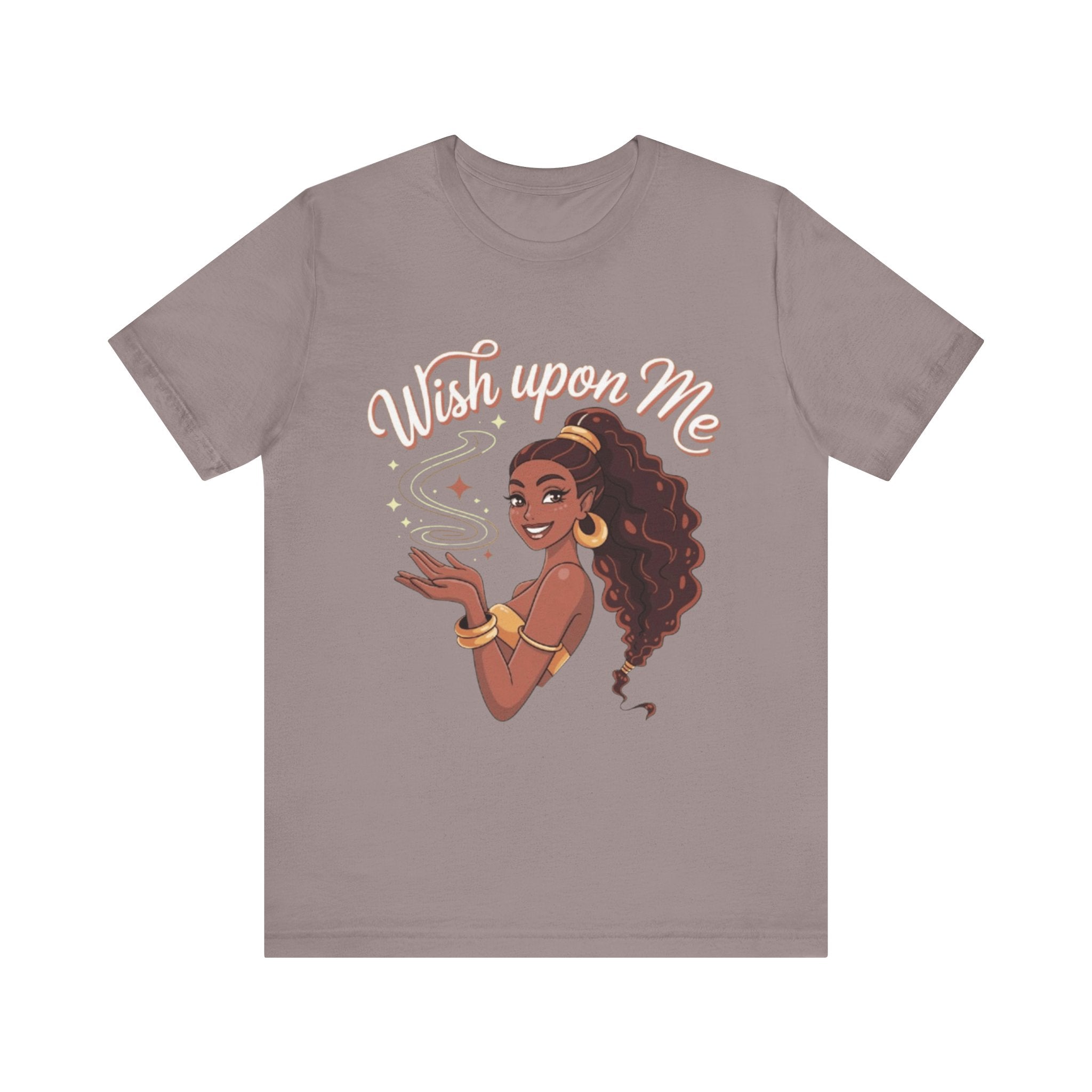 Wish Upon Me Tee, Inspirational T-Shirt, Cute Graphic Tee, Unisex Short Sleeve Shirt, Gift for Dreamers, Casual Wear
