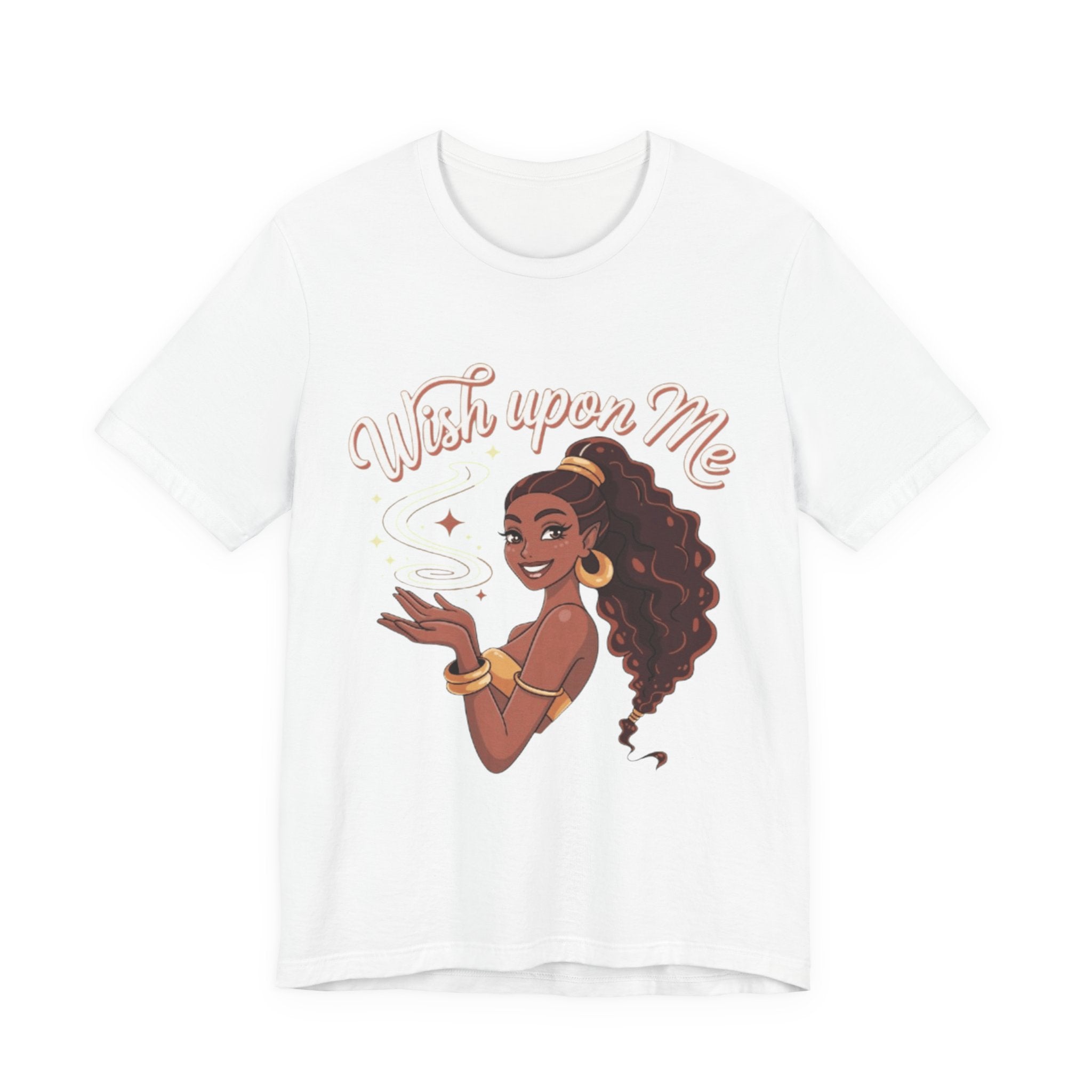 Wish Upon Me Tee, Inspirational T-Shirt, Cute Graphic Tee, Unisex Short Sleeve Shirt, Gift for Dreamers, Casual Wear