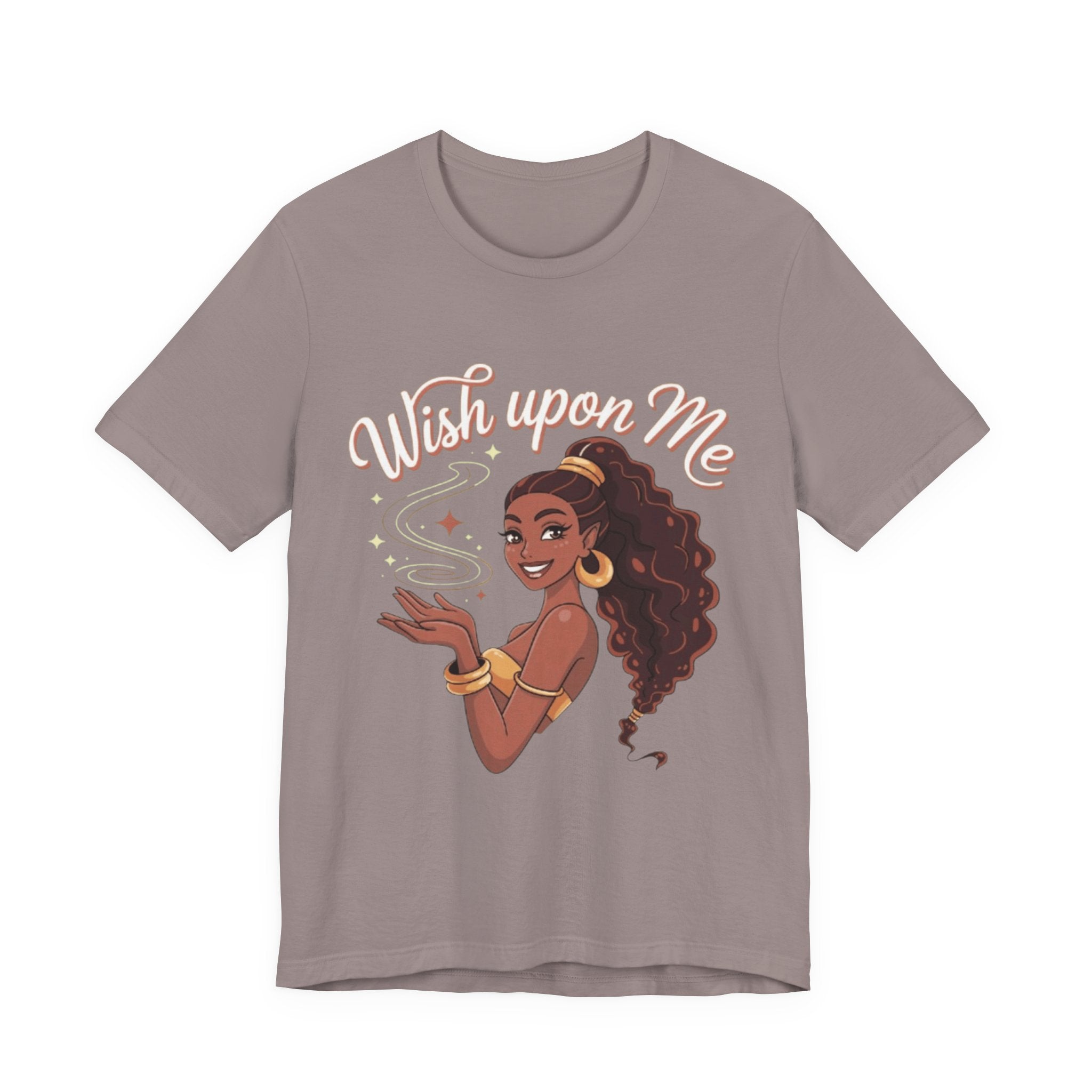 Wish Upon Me Tee, Inspirational T-Shirt, Cute Graphic Tee, Unisex Short Sleeve Shirt, Gift for Dreamers, Casual Wear