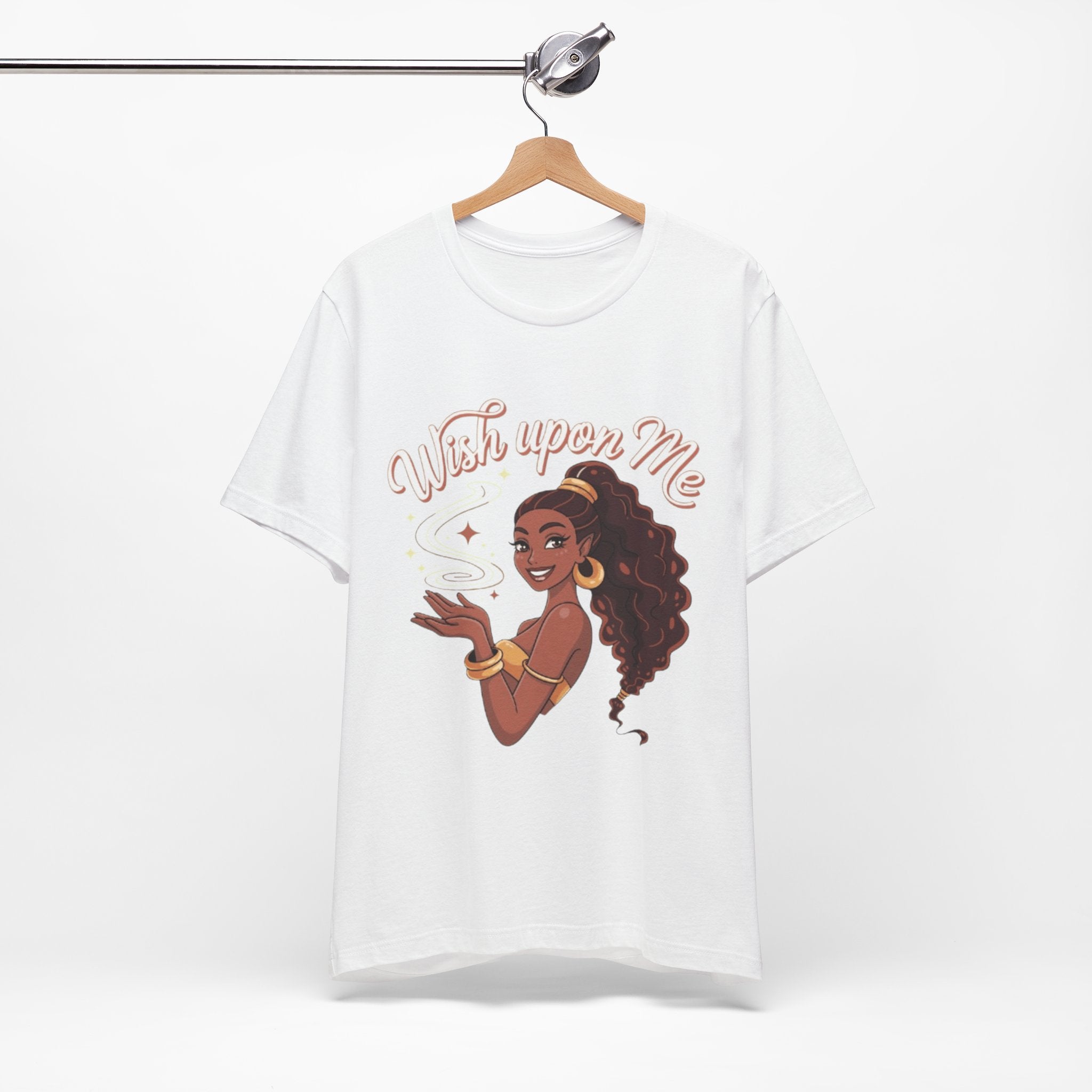 Wish Upon Me Tee, Inspirational T-Shirt, Cute Graphic Tee, Unisex Short Sleeve Shirt, Gift for Dreamers, Casual Wear