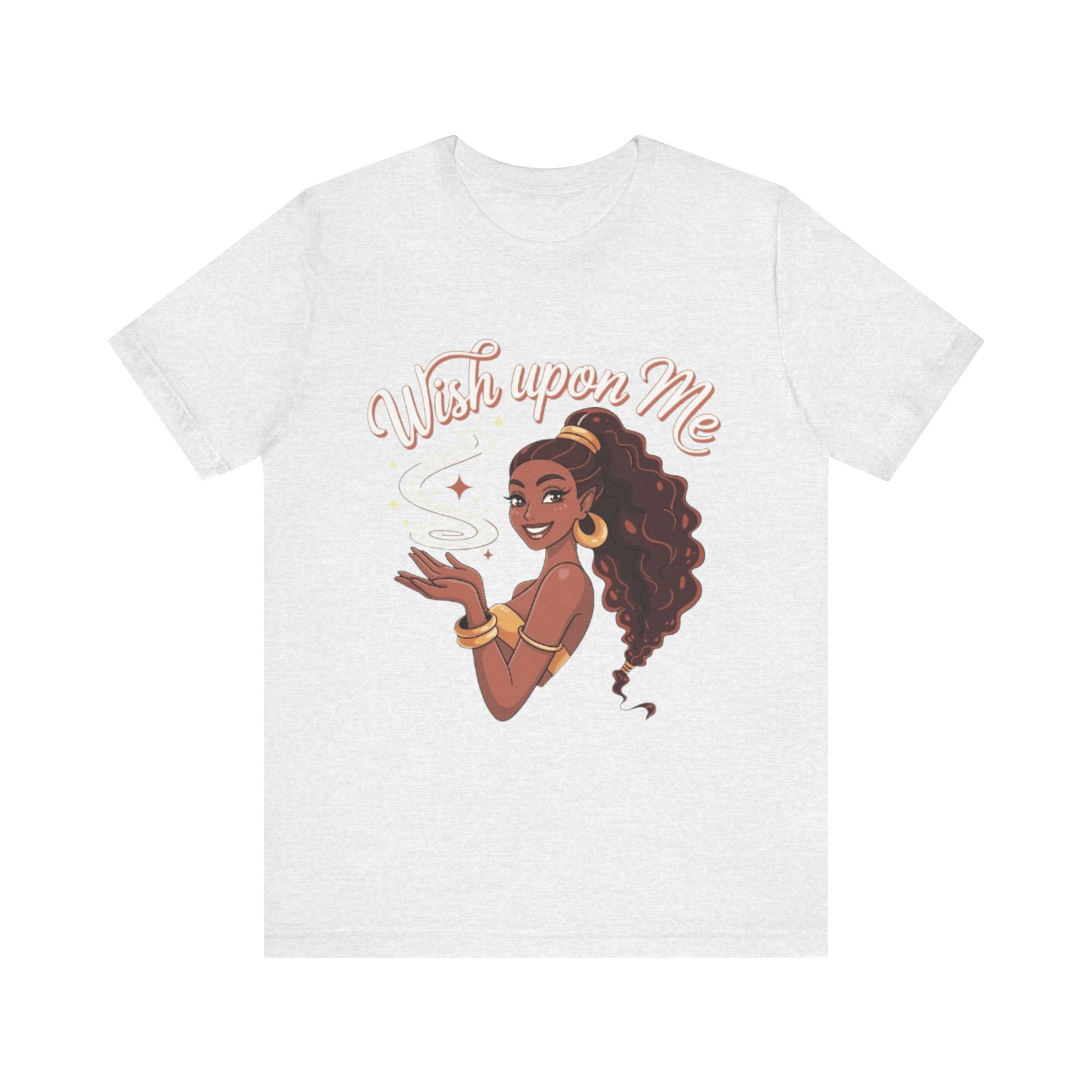 Wish Upon Me Tee, Inspirational T-Shirt, Cute Graphic Tee, Unisex Short Sleeve Shirt, Gift for Dreamers, Casual Wear