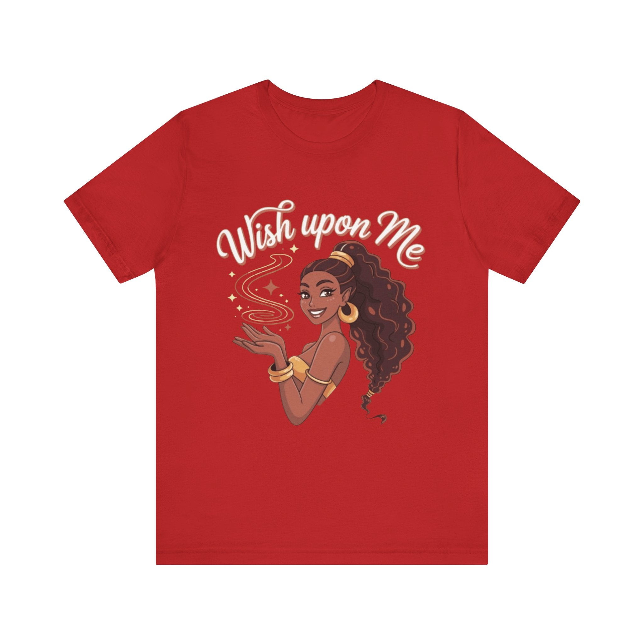 Wish Upon Me Tee, Inspirational T-Shirt, Cute Graphic Tee, Unisex Short Sleeve Shirt, Gift for Dreamers, Casual Wear