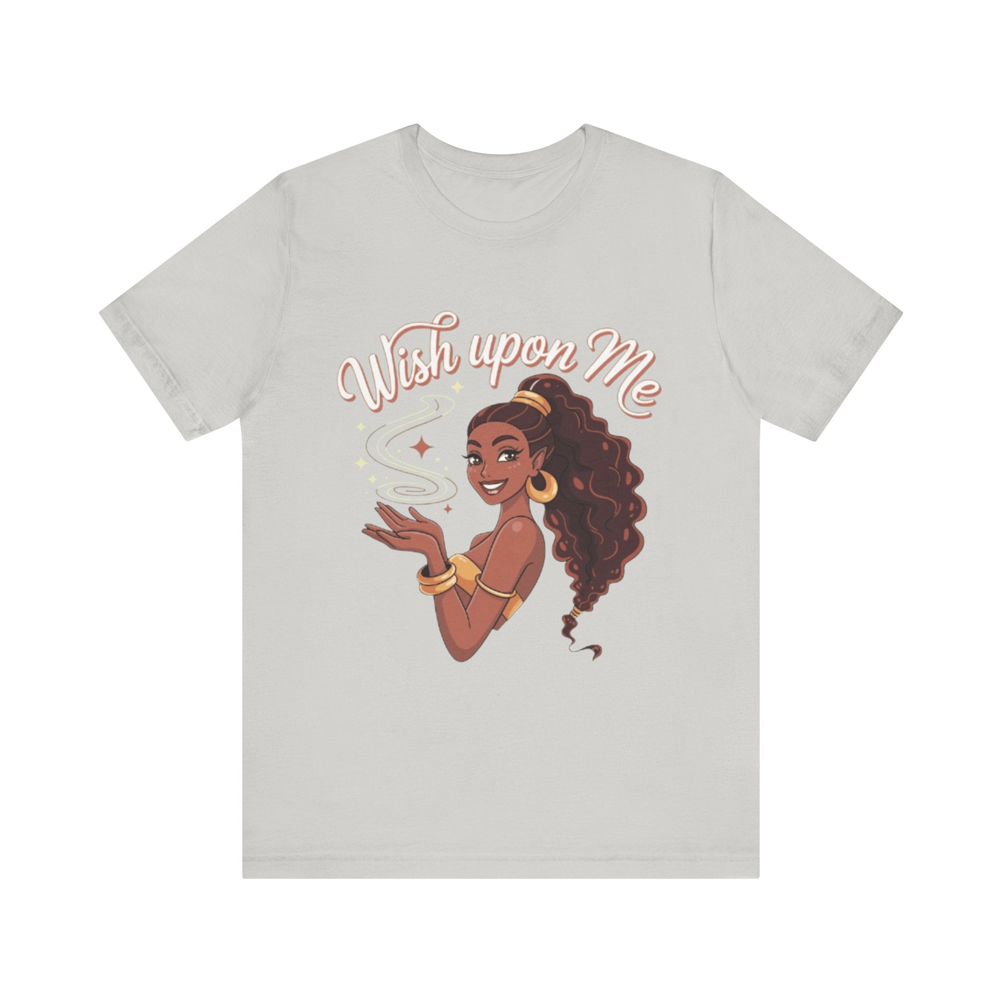Wish Upon Me Tee, Inspirational T-Shirt, Cute Graphic Tee, Unisex Short Sleeve Shirt, Gift for Dreamers, Casual Wear