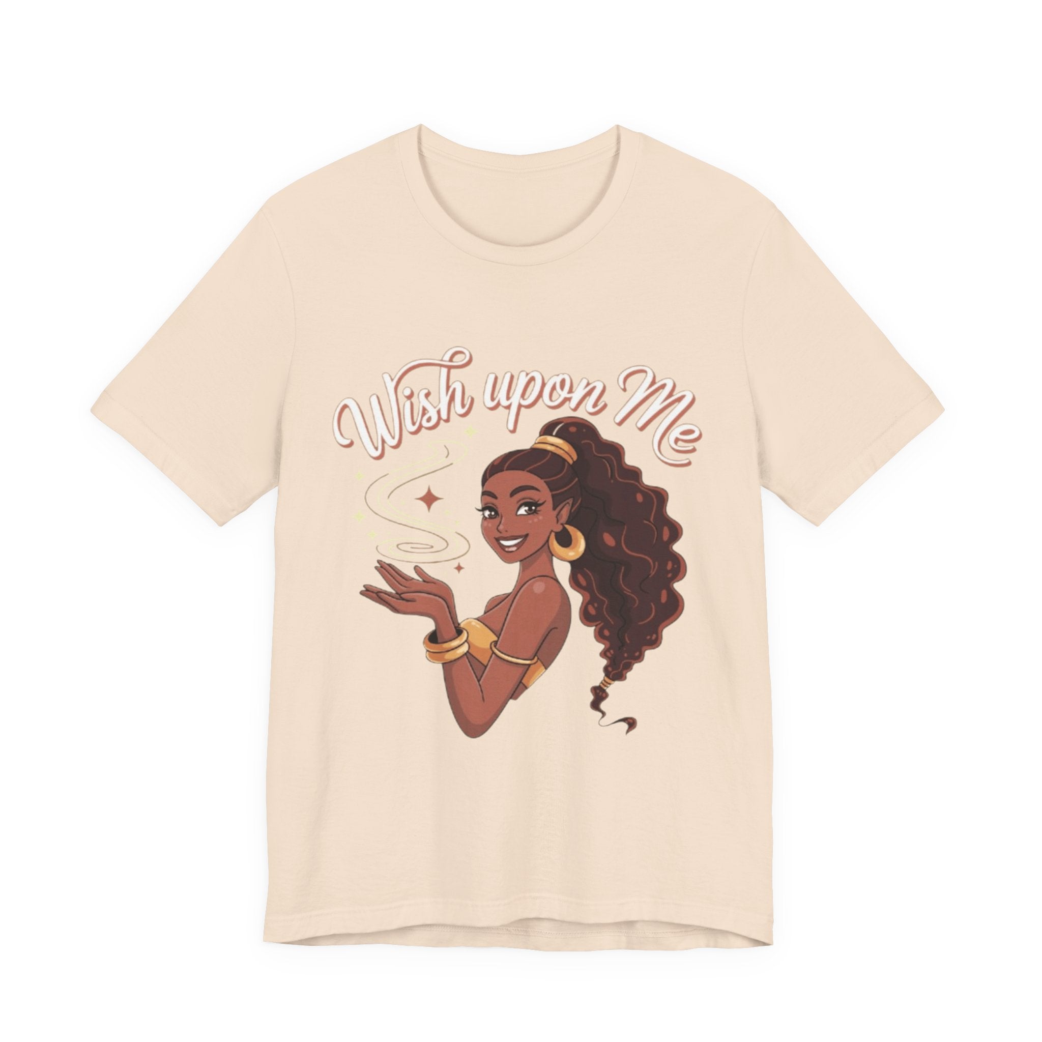 Wish Upon Me Tee, Inspirational T-Shirt, Cute Graphic Tee, Unisex Short Sleeve Shirt, Gift for Dreamers, Casual Wear