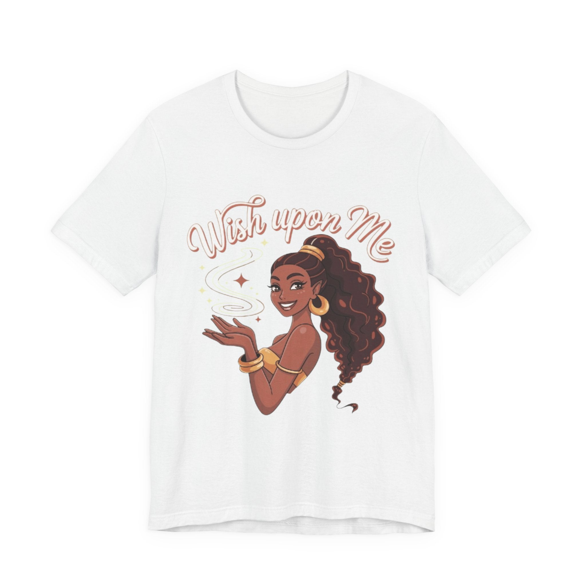 Wish Upon Me Tee, Inspirational T-Shirt, Cute Graphic Tee, Unisex Short Sleeve Shirt, Gift for Dreamers, Casual Wear