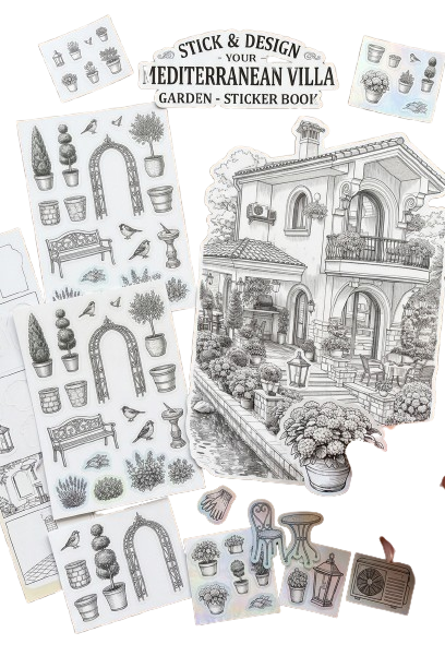 Stick and Design Mediterranean Villa Garden
Transform your outdoor space into a luxurious sanctuary with the Stick and Design Mediterranean Villa Garden collection.