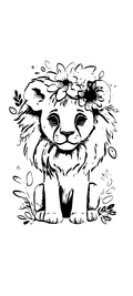 Animals Tiger coloring 2Pages